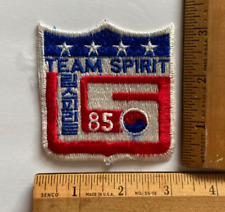 USAF Exercises and Wargames Korea Team Spirit 85 Military Patch picture