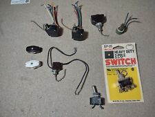 Vintage Junk Drawer Lot Toggle Switches Motors Electrical Lot Of 9 picture