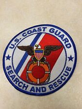 US Coast Guard USCG Search & Rescue White & Blue Patch picture