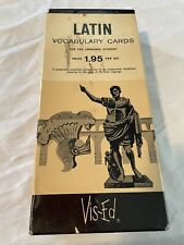 Vis Ed Latin Vocabulary Flash Cards - Learn Latin Language - Vintage  picture