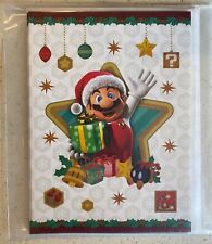 NEW 3 Count Super Mario Peach Bowser Christmas Holiday Cards My Nintendo Reward picture