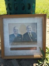 Very Rare President Harry Truman And Vp Alben William Barkley Signed Photo  picture