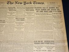 1918 JANUARY 4 NEW YORK TIMES - BOLSHEVIKI TALK OF RESUMING WAR - NT 7913 picture