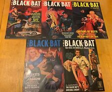 Lot Of 5 Bock Bat Detective pulp magazine reprints picture