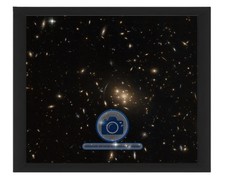 SPT-CL J0019-2026 GALAXY CLUSTER GRAVITATIONAL LENSING IN CETU 8X10 FRAMED PHOTO picture
