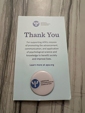 APA American Psychotherapy Association Tie Tack Hat Lapel Pin picture