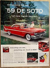 Vintage  1959  DeSoto Automobile Magazine Ad picture