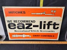 Vintage U-HAUL Dealership Sign Eaz Lift RV Accessories Hitches Sway Controls picture