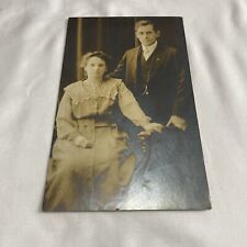 Real Photo Postcard RPPC  Of Beautiful Couple AZO picture