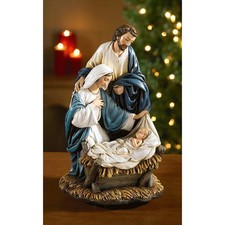 Musical Figurines, Come Let Us Adore Him Figurine with Music, 9'' High picture