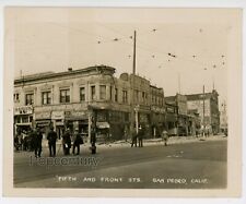 Vintage Photograph 1933 Earthquake California San Pedro Sharp Original Photo picture