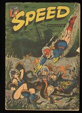 Speed Comics #40 GD- 1.8 Cover Art by Rudy Palais Harvey 1945 picture