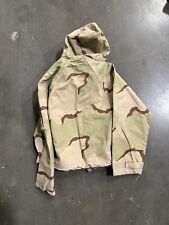 Army Jacket Mens M Reg Chem Protect Military Camo Overgarment Ripstop Hooded NFR picture