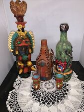Vintage Costa Rica Collectible Liquor Bottles Empty picture
