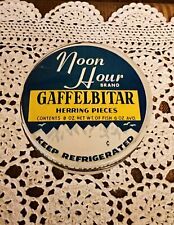 Vintage  Noon Hour Gaffelbitar Herring Pieces Barrel Jar Rare picture