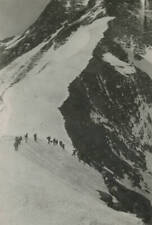 The North Col party leaving to establish Camp Five on May 22nd 193 .. Old Photo picture