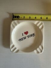 I love New York ashtray RARE Square Vintage Ceramic picture