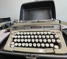 Vintage Typewriter. Smith-Corona. Green With Original Case. Working Order. picture