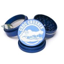 Croc Crusher BLUE 4 Piece Herb / Tobacco Premium Grinder 1.5