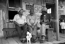 1938 Porch Talk, Jeanerette, Louisiana Vintage/ Old Photo 13