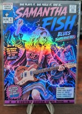 Custom Samantha Fish Rainbow Holofoil Comic Book Cover Trading Collector Card picture