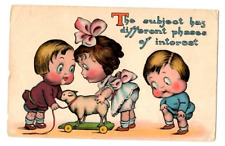 The subject has different phases of interest Postcard Naughty Comic Bloomers picture