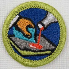 Composite Materials Current Plastic Back Merit Badge [MB-128] picture