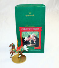 Hallmark 1989 Keepsake Ornament Carousel Horse Star 3rd in Collection Christmas picture