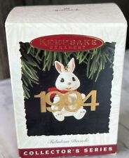 Hallmark Keepsake Ornament Fabulous Decade 1994 Bunny Rabbit picture