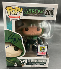 2015 SDCC Excl Funko POP Television The Arrow Unmasked #208 Signed No COA picture