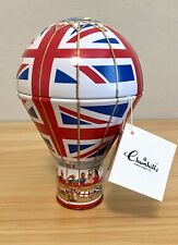 VTG Churchill's Hot Air Balloon Union Jack Tin Painted By Adrian Chesterman picture