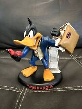 Disney Vintage Daffy Duck Workaholic Figure Warner Bros Flawed See Description picture