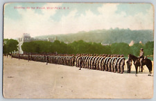 Antique Postcard~ Starting On The March~ West Point, New York picture