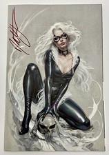 Black Cat #11 SIGNED Natali Sanders w/COA SDCC 2026 Virgin Variant LTD 750 picture