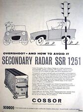 Vintage 'COSSOR SSR 1251' Secondary Radar Advert - Original 1961 Aircraft Ad picture