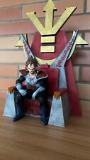 CUSTOM Dragon Ball king vegeta 16 cm with chair 32 cm action figure   GK picture