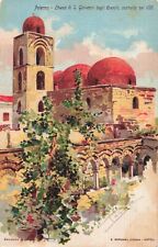 Palermo Italy, Church of Saint John of the Hermits, Vintage Postcard picture