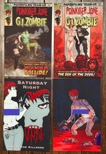 PAINKILLER JANE & G.I. ZOMBIE 1-2 all 4 covers Paperfilms Conner Palmiotti RARE picture