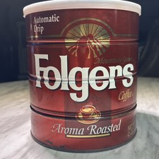 Folgers Can Tin For For all Coffee Maker 39 Oz Holy Grail Aroma Roast Movie picture