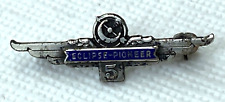 Vintage Eclipse Pioneer Miniature Sterling 5 Year Service Pin - Pin Back picture