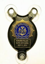 Honors Fallen NYPD officers Sep 11, 2001. Salute our Heroes police car shield picture
