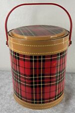 Vintage 50's The Skotch Kooler 4 Gallon Deluxe By Hamilton Scotch Corp Red Plaid picture