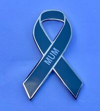 *NEW* Parkinson's Disease ' MUM ' Awareness ribbon enamel badge / brooch. picture