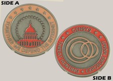 Censys Threat Hunting Exposure Management Challenge Coin  M#5 picture