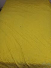 Vintage Yellow Flowers Chenille Bedspread picture