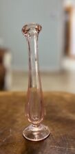 Vintage Pink Depression Glass Bud Vase - Great Condition  picture