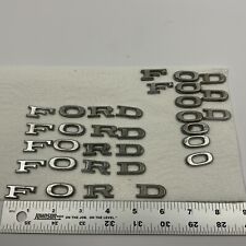 Ford 4 Letters individual Automobile Car Metal logo emblem Badge Vintage Part picture