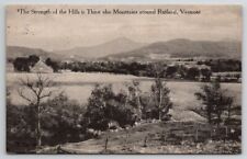 Barton VT Bird's Eye of Town c1940 To East Hartford CN Postcard P21 picture