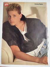 Rare  COREY HAIM TREY AMES 16 Magazine 80’s Clippings Pinup picture