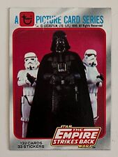 1980 Topps The Empire Strikes Back #1 ERROR Card Darth Vader Blackless Streak picture